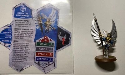 Heroscape Raelin the Kyrie Warrior (SotM) Jandar Hero D&D Pathfinder Unique Hero - Bild 1 von 3