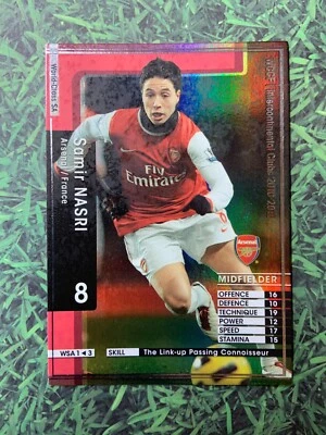 Panini WCCF 2010-11 Samir Nasri Arsenal FC Refractor Soccer card - Image 1 of 2