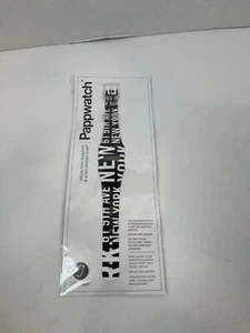 Reloj de cartón Dupont Nueva York con tema a prueba de lágrimas resistente al agua Tyvek nuevo negro/wh - Imagen 1 de 7