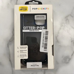 OtterBox PopSockets iPhone 11 Pro Defender Series Black Case - Photo 1 sur 3