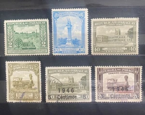Paraguay Airmail Various Issue 6 Value Mixed 2FM691 - Picture 1 of 1