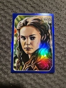 2023 Topps Star Wars Galaxy Celebration Blue Parallel Padme  14/99