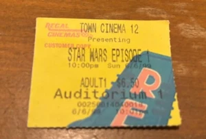 June 6 , 1999 STAR WARS EPISODE 1 Phantom Menace Regal Movie Ticket Stub - Picture 1 of 1