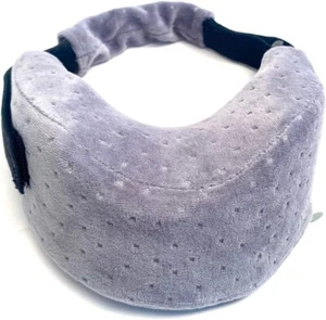 Schlafapnoe Stop Schnarchen Reisekissen Kissen Grau Nacken Kinn Unterstützung CPAP - Bild 1 von 5