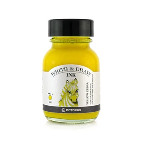 Octopus Write&Draw Ink,Kombination aus Tinte und Tusche,Yellow Zebra,50ml - Picture 1 of 2