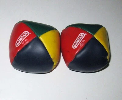 Vintage Lot of 2 Duncan ATLXL Medium Soft Hacky Hackey Sack Multi-Color RARE - Image 1 of 4