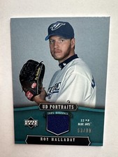 Roy Halladay - 2005 Upper Deck UD Portraits Game Used Jersey /99 SSP Rare