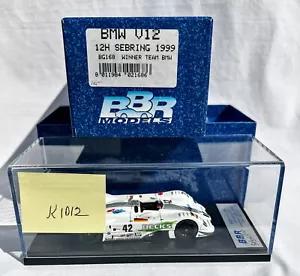 BBR Models Lt. Ed. BMW V12, 12h Sebring 1999, Car #42, 1:43, Lot #K1012 - Picture 1 of 6