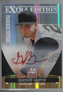 2011 Donruss Elite Extra Edition Red Ink /25 Grayson Garvin #53 Auto
