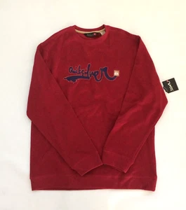 BNWT Quiksilver Boy's Long Sleeve Shirt XL new 20 Red - Picture 1 of 1