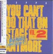 Frank Zappa You Can´t Do That On Stage Vol. 2 Obi Cardboar Box 2 cd 1995 Japan