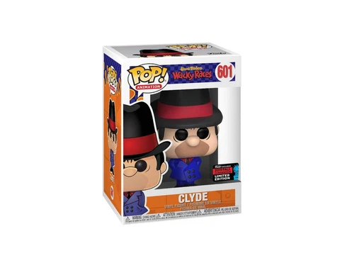 Funko POP! Animation - Wacky Races - Clyde (2019 NYCC) #601 with Soft Protector Cover