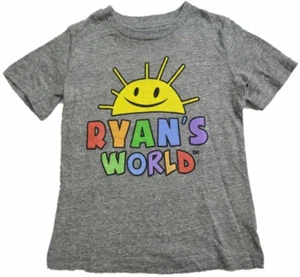 Ryan's World Sunshine Boys T-Shirt 2T 3T 4T 5T (Gray) - Picture 1 of 1