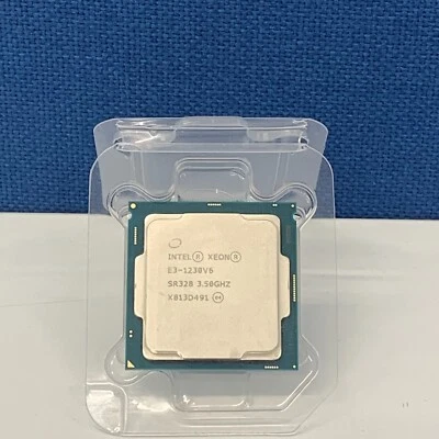 Intel Xeon E3-1230V6 @ 3.50GHz (3.9GHz Turbo), SR328, 8MB Cache, 8 GT/S, 4 Cores - Image 1 of 3