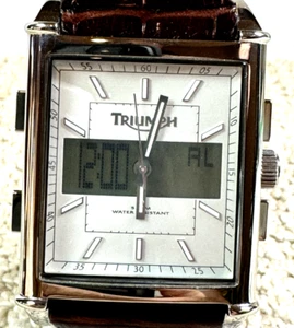 Triumph Motorcycle Watch Analog/ digital, New in Box w/ new battery Rare Vintage - Picture 1 of 10