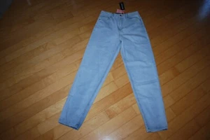 Pretty Little Thing Light Blue Wash Mom Jeans L32 Denim Womens Size 6 High Waist - Picture 1 of 7