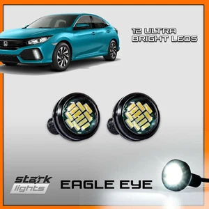 23mm 4014 12 SMD LED Eagle Eye Light Color White DRL Lamp - Picture 1 of 11