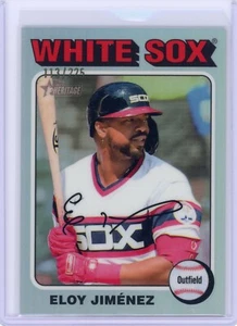 2024 Topps Heritage High Number Eloy Jimenez Chrome Refractor #110/225 - Picture 1 of 2