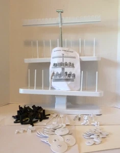 20 SPOOL EMBROIDERY MACHINE THREAD STAND COMPATIBLE ALL MAKES OF MACHINES As Is - Picture 1 of 9