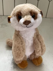 Meeray Meercat Cute Plush Stuffed Animal Toy Stuffy by Toy Factory 9 Inches NWOT - Picture 1 of 8