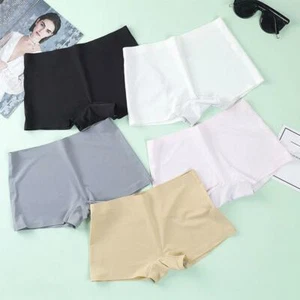 Damen Ice Silk Sicherheitsshorts unsichtbar nahtlos Boxershorts Unterwäsche Boyshort - Bild 1 von 21