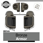 Bronze Armor Lower Vented Fairing 6.5&#39;&#39; Speaker Pod Fits Harley Davidson 14+