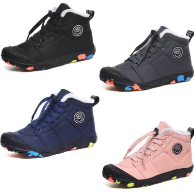 Kinder Winterschuhe Winterstiefel Warm Schneestiefel Gefüttert Boots Sneaker - Bild 1 von 4