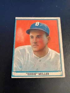 1941 Play Ball #1 ¡¡Eddie Miller!! RARO HALLAZGO DE COLECCIONISTA ORIGINAL!! - Imagen 1 de 2