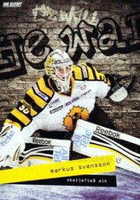 2012-13 Swedish Elitset The Wall Series Two #9 Markus Svensson