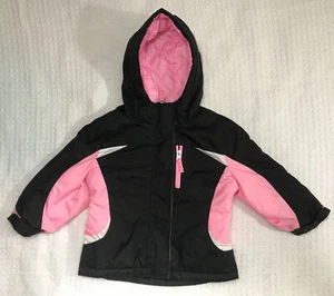 Girl’s Double Zipper￼ Winter Coat/Jacket By Healthtex Size 2t/np2 - Picture 1 of 6