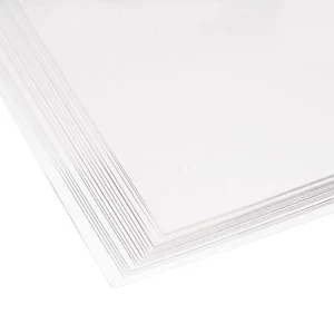 20pcs 0.1mm Thick A4 Size Clear PVC Sheet 297mm x 210mm Flexible Cover Protector - Picture 1 of 4