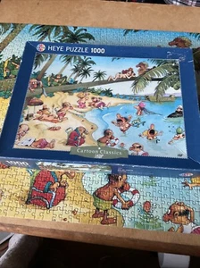 Bins HEYE 1000 PIECE JIGSAW PUZZLE THE BEACHIES By Loup Missing 1 Bit - Picture 1 of 14