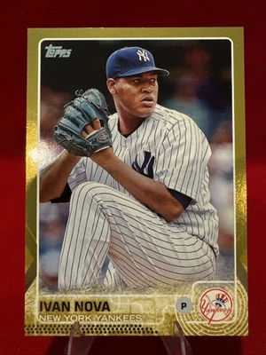 2015 Topps Gold Ivan Nova 1770/2015 New York Yankees #382. *B6 - Image 1 of 2