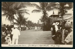 Carte Postale Photo - Congo Belge - 1er Juillet à Léopoldville - Avant les jeux - Picture 1 of 2