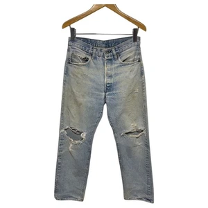 80s Made in USA Levi's Redline Selvedge 501 Jeans Vintage 32x33 F/S - Picture 1 of 18