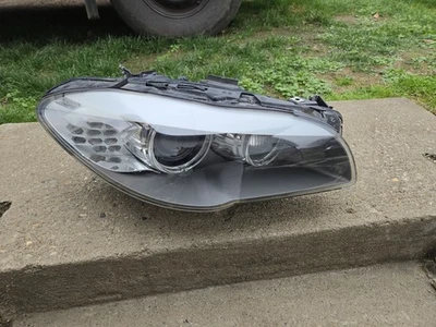 2011-2013 BMW 535i 528i RH пассажирский AFS HID адаптивная ксеноновая фара полный комплект - Изображение 1 из 4