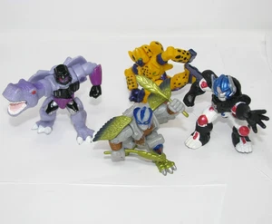 Lot 4 Transformers Robot Heroes Beast Wars Hasbro 2007 Primal Silverbolt Cheetor - Picture 1 of 5