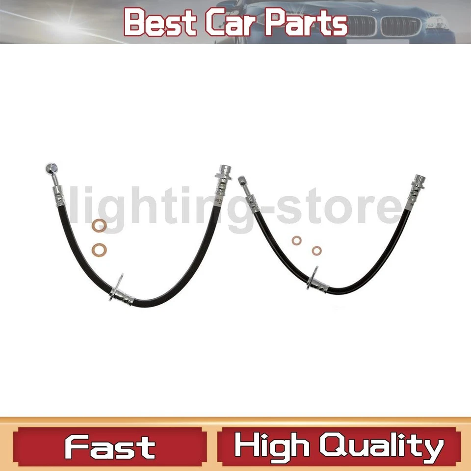 2 líneas de freno de manguera hidráulica de freno delantero para Honda Accord 2013 2014 Honda Accord Foto 1 de 4