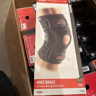 Rodillera Mcdavid Nivel 3 con bisagras engranadas de alta resistencia tamaño mediano 14-15 Foto 1 de 4