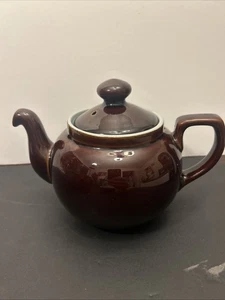 Tetera Denby Homestead marrón/azul 1 1/4 pinta excelente Inglaterra - Imagen 1 de 4