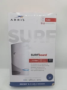 ARRIS SURFboard S33 32 x 8 DOCSIS 3.1 Multi-Gig Cable Modem - Afbeelding 1 van 3