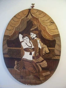 Painting Wood And Mother-of-Pearl - Picture 1 of 1