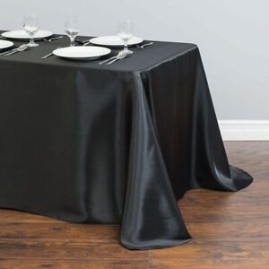 Rectangular TableCloth Satin Tablecloth Table Cover Table Cloth Party Decoration