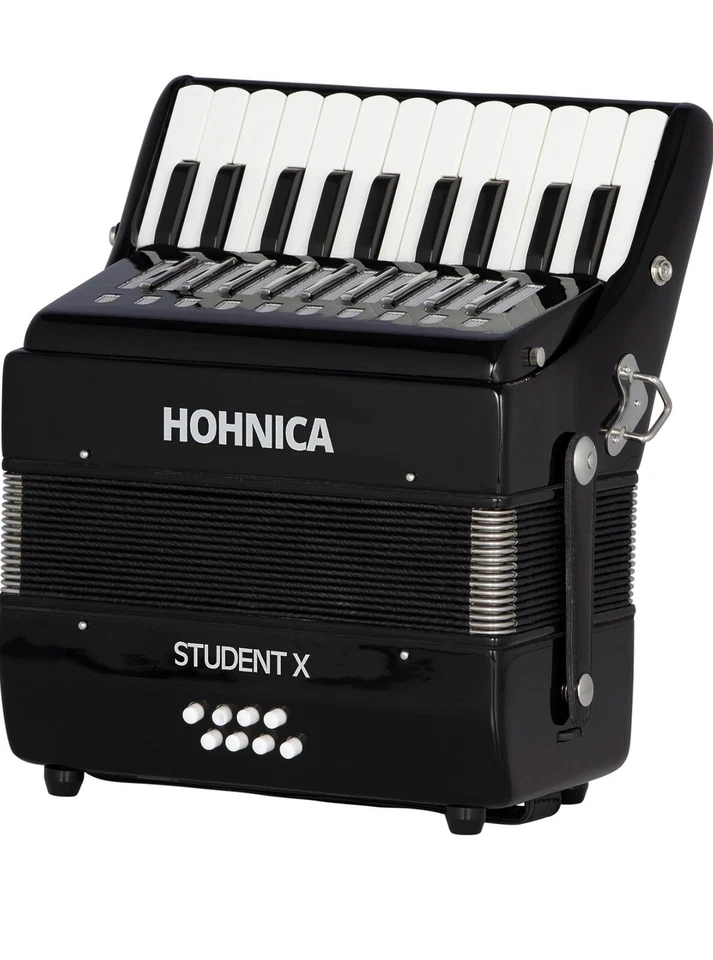 Hohner Student -Bass Piano Accordion Black