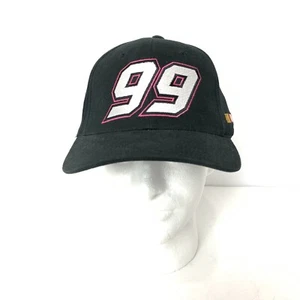 Cappellino NASCAR Jeff Burton #99 Exide Racing Team taglia gratuita nero rosa nuovo senza etichette - Foto 1 di 7