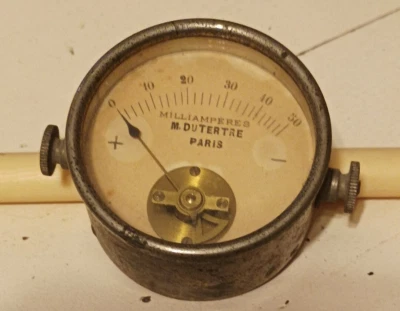 ancien appareil de mesure Milliampère m.  dutertre - Photo 1/4