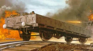Dragon 6085 1:35 German Flatbed Railway Wagon with Machine Gun Crew - Picture 1 of 1
