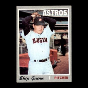 Skip Guinn 1970 Topps Houston Astros #316 Set Break GREAT!