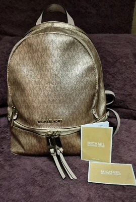 Mochila Michael Kors Rose Gold Rhea - Con etiquetas originales  Foto 1 de 4