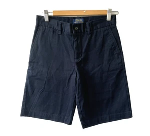Polo By Ralph Lauren Kids Boys Size 14 Navy Blue Classic Chino Shorts - Picture 1 of 11